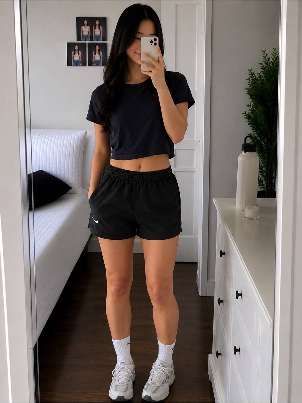 ZARA Black Short Sleeve Tee